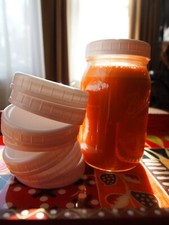 8 Ball Reusable Plastic STORAGE CAPs LIDs TOPs REGULAR MOUTH canning Jar Cap lid