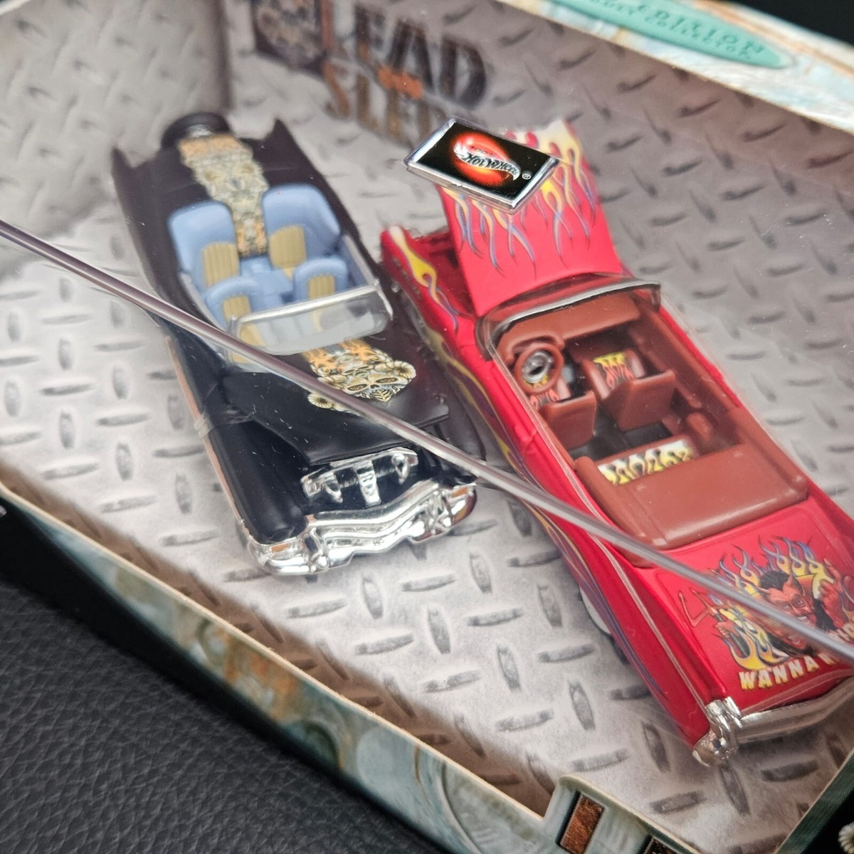 100% Hot Wheels Limited Edition Lead Sledz '53 & '59 Cadillac