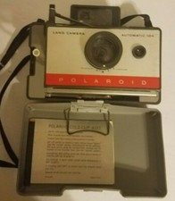 Vintage Polaroid 104 Automatic Land Camera with Polaroid 2 Minute Timer Modl 128