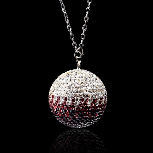Bling Car Rear View Mirror Pendant Crystal Ornament Hanging Accessories Ball Car - Foto 15 di 18