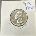 1955 Washington Quarter - Proof - 90% Silver