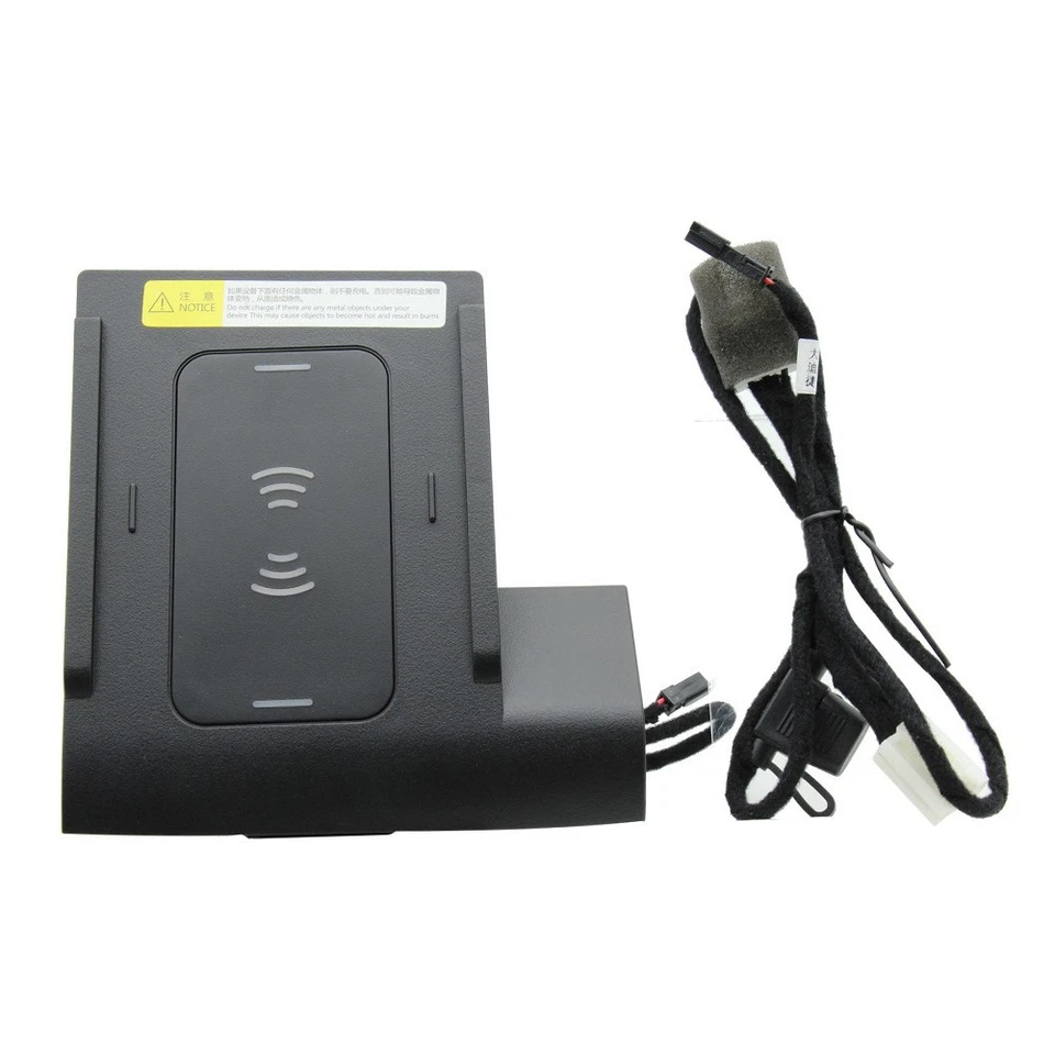 Wireless Car Charger Phone Fast Charging Pad For Volkswagen Golf MK7 2014-19 Foto 2 de 4