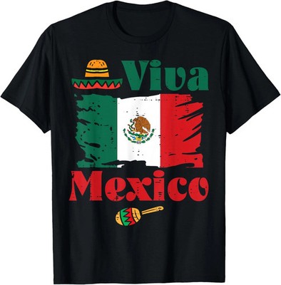 Viva Mexico Flag Mexican Independence Day Unisex T-Shirt