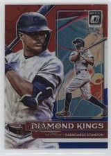 2022 Donruss Optic Diamond Kings Red White & Blue Prizm Giancarlo Stanton 17ok