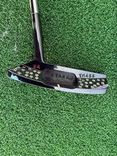 USED Tad Moore TM4SS Putter Star Stamped Milled Blade Black/Silver 33.5" RARE
