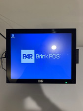 PAR Brink POS M7150 Touchscreen Terminal Display w/ Stand & Power Adapter