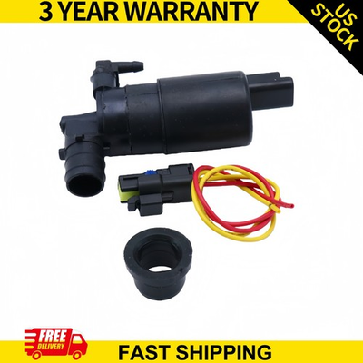 #ad Windshield Washer Motor Pump amp; Connector Harness Plug For Nissan Titan 2004 2015 $11.38