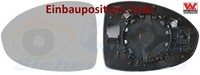 VAN Wezel 1648831 Spiegelglas FüR AußEnspiegel Links FüR Fiat
