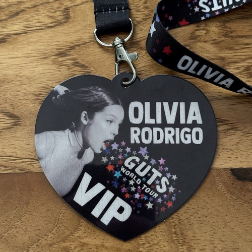 Olivia Rodrigo 2024 official GUTS World Tour VIP Lanyard / Pass /Laminate - Picture 3 of 3