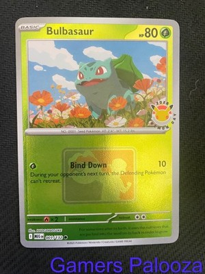 Bulbasaur (Pokemon Day 2026) 001/132 Holo Pokemon NM
