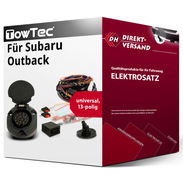 FüR Subaru Outback Typ Bp Elektrosatz 13Polig Universell Neu-image