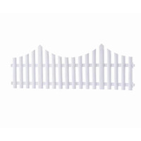 Gartenzaun-Set 10 Teilig Aus Pp, Ca. 61 X 21,5 Cm
