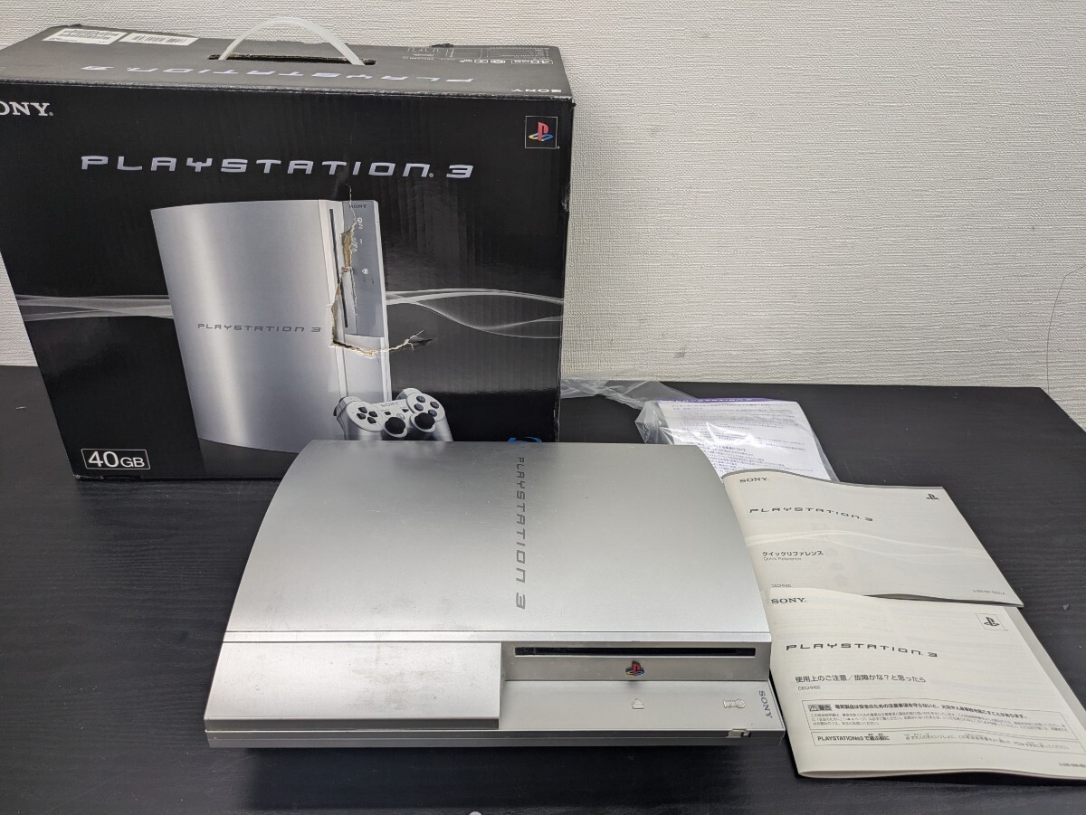 Nintendo Switch PS3 PlayStation3 CECHHOO 40GB PLAYSTATION 3 (40GB) PS3 sony Satin silver CECHH00 japan