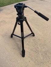 Magnus VT-300 Portable Video Camcorder Tripod With Fluid Head