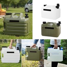 10L-28L Carry Tank Container Camping Fishing Storage Drinking Water Bucket w/Tap