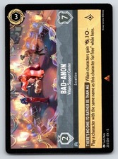 Disney Lorcana Bad-Anon - Villain Support Center Shimmering Skies Rare 203/204