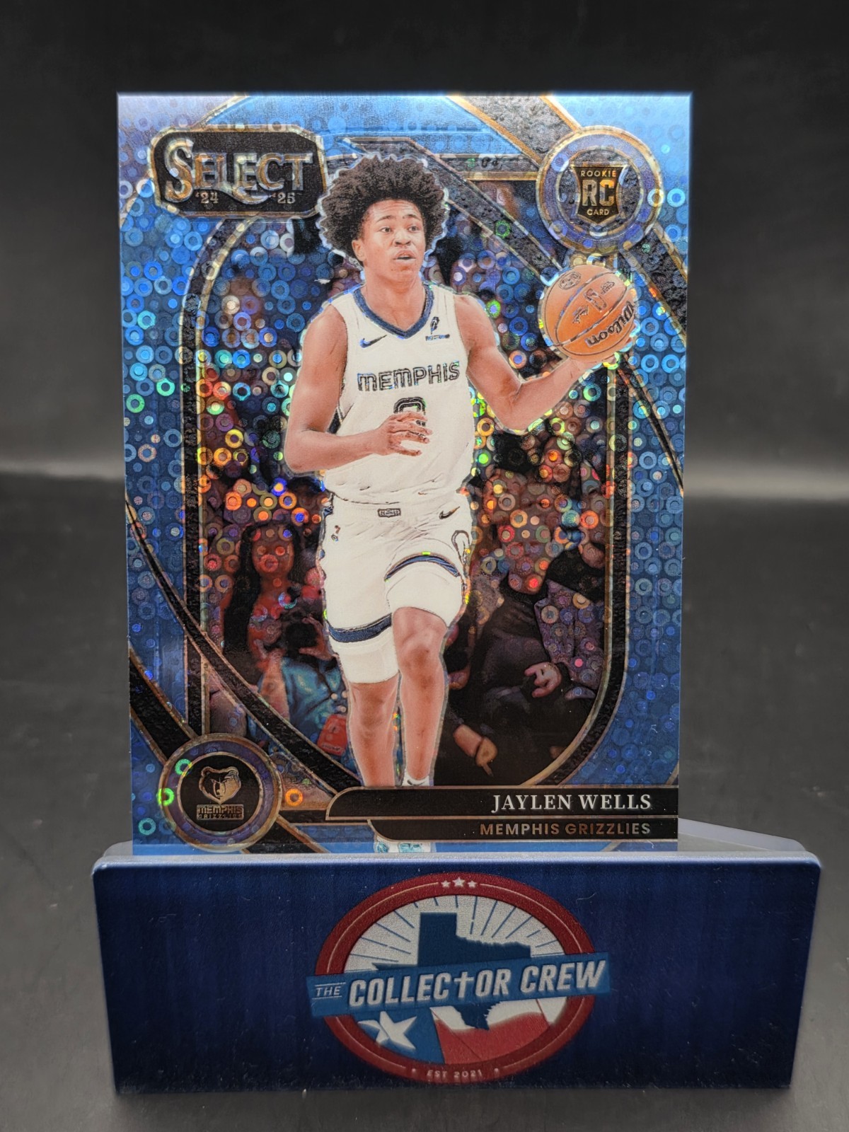 2024-25 Select Courtside LIGHT BLUE DISCO PRIZM #267 Jaylen Wells RC #89/99