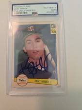 1982 Donruss Kent Hrbek RC #557 Signed Autographed Psa Dna