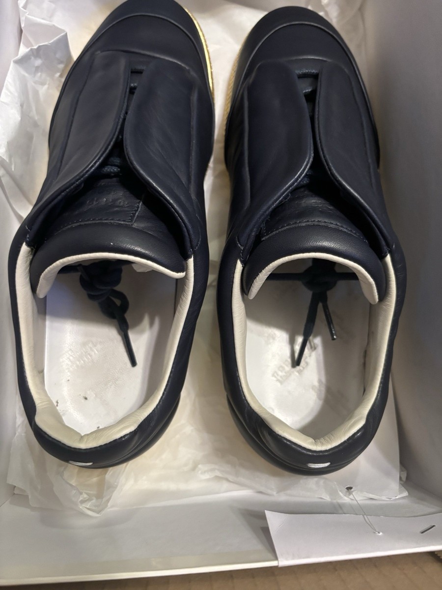 Margiela Future Low Top Navy/Gold Sneaker 43 | eBay