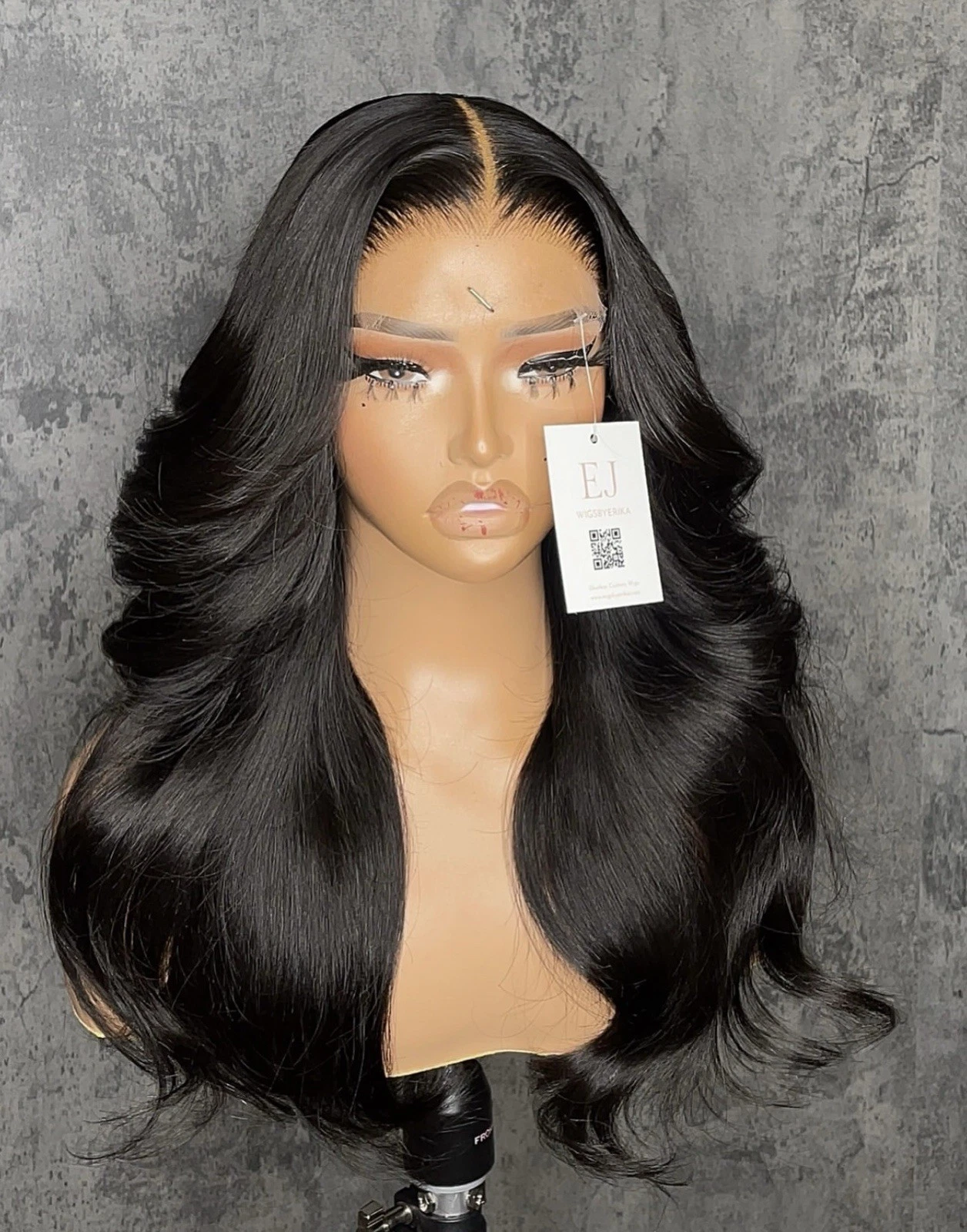 Natural part wig style