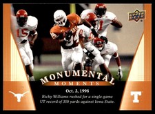 2011 Upper Deck University of Texas Ricky Williams Texas Longhorns #90