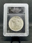 1922 90% Silver Peace Dollar Bradford Holder BU Condition