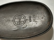 Vintage Griswold Slant Logo # 3 Oval Dutch Oven Roaster - Original lid Erie 2628