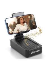 Jteman Cell Phone Stand Wireless Bluetooth Speaker Anti Slip Base Surround NEW