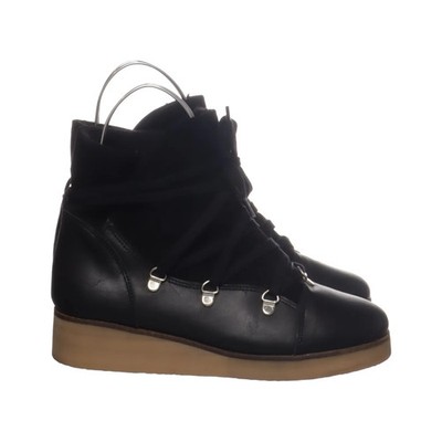 Crocs, Schnürstiefel, Größe: 37, Schwarz, Damen #ZVJ