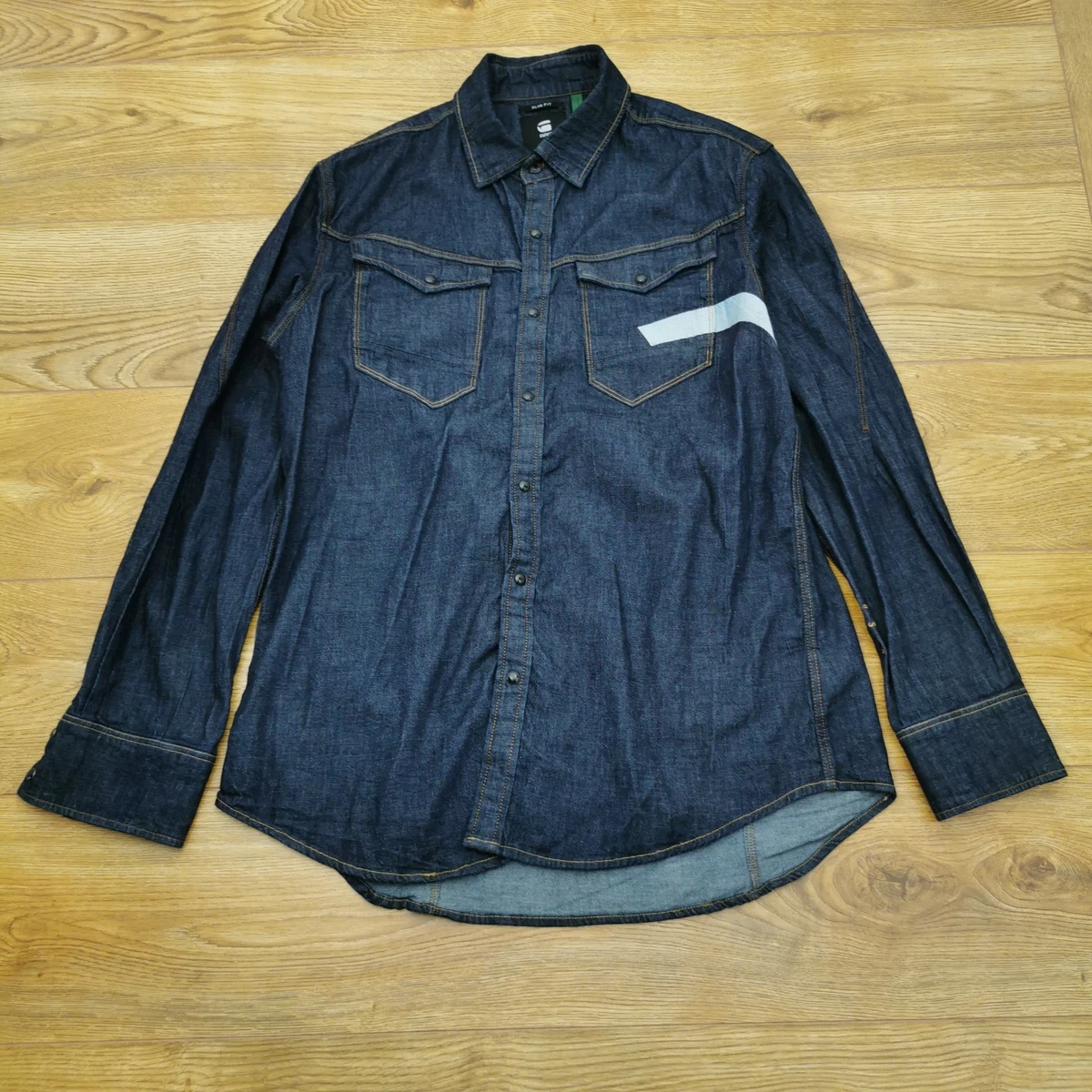 G-Star Raw Marine Slim Shirt Ls heren Shirt (1-Pack