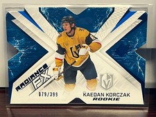 2022-23 Upper Deck SPX Radiance FX Kaedan Korczak #RFX-95 /399-Golden Knights