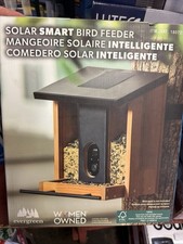 Evergreen Solar Smart Bird Feeder with 1080p HD WiFi Camera