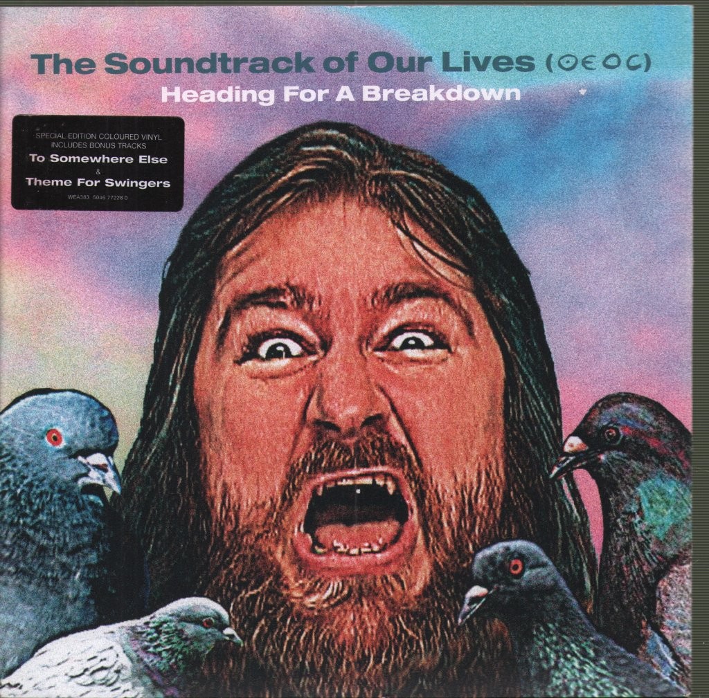 Soundtrack of Our Lives Heading For A Breakdown 7"" vinyl Europe Telegram