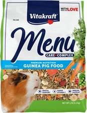 Vitakraft Menu Premium Guinea Pig Food - Alfalfa Pellets Blend - Vitamin and Min
