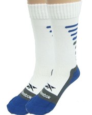 1pr Reebok Youth S 13-4 All Sport Socks Blue White 127423 FAST SHIP AD7