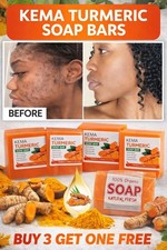 Tumeric Soap Skin Whitening Dark Spots lightening Acne Brightening Turmeric 100g