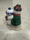 Vintage Oxford Elite Snowman Family Ceramic Salt and Pepper Shaker — photo 4