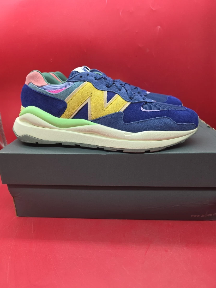 New Balance 57/40 Mens Size 10.5 D Blue Vibrant Spring Glow Walking Casual Shoe Size 10.5 - New Balance 57/40 Blue Vibrant Spring Glow for  main image 2