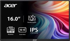Acer - PM161W 16.0" WUXGA 60Hz FreeSync Compatible IPS Portable Monitor 2 x ...