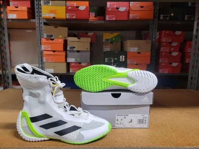 Adidas Speedex Ultra Men Boxing Shoes White Solar Green GZ6123 Size 6