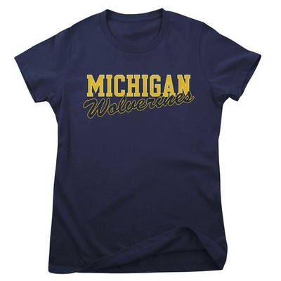 Offiziell Lizenziert Michigan University - Michigan Wolverines Damen T-Shirt