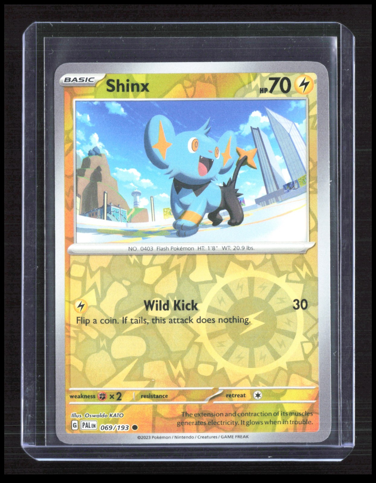 Shinx 69/193 SV02: Paldea Evolved Pokemon TCG Reverse Holo CB-2-3-E-4