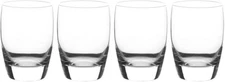 Double Old Fashioned Glasses 12oz Set of 4 Luigi Bormioli Michelangelo