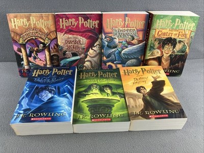 Harry Potter Paperback Boxset #1-7 by J. K. Rowling 7 Volumes