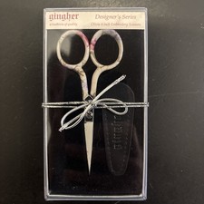 NIB Italian Gingher Designer Series 4" Embroidery Scissors OLIVIA