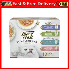 Purina Fancy Feast Broths & Appetizers Kitten Food, Wet Cat Food, Complement Col