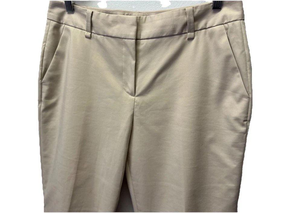 Pantalones de vestir Talbots Heritage para mujer 10P beige elástico algodón-spandex Foto 2 de 4