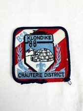 Klondike Derby Boy Scout Patch Chauterie District 1988
