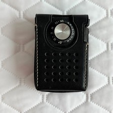 RCA Victor Transistor Radio Black Vintage Leather Case MCM 1950s