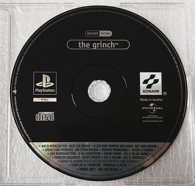 The Grinch PS1 PROMO Rare PlayStation 1 The Grinch Promo UK PAL (FULL GAME